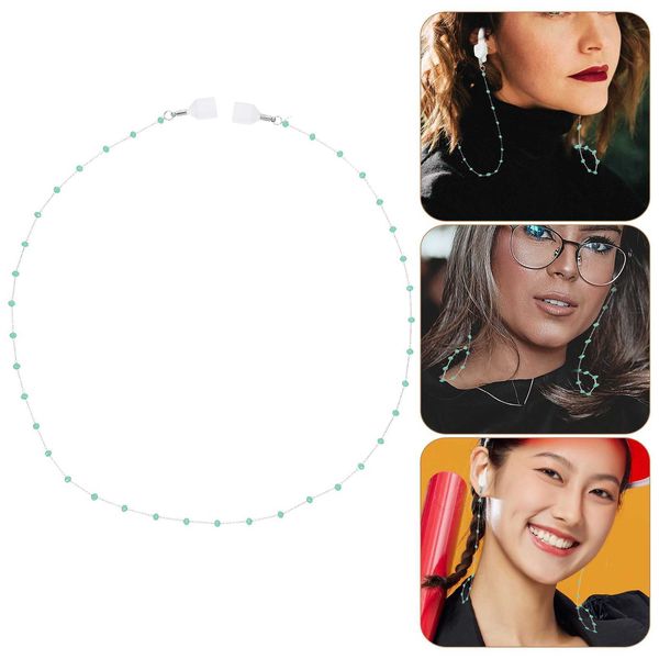 Kopfhörer Kette Wireless Anti Verloren Halter Hängenden Seil Ohrhörer Lanyard Hörer Kabel Lauf Brillen Halskette Tragbare Metall