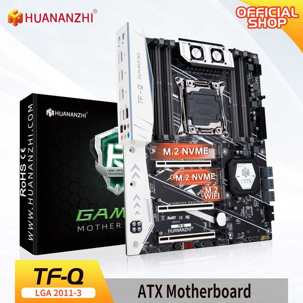 HUANANZHI TF Q LGA 2011-3 Motherboard ATX Intel XEON E5 LGA2011-3 Alle Serien beide DDR3 DDR4 RECC NON-ECC Speicher NVME USB