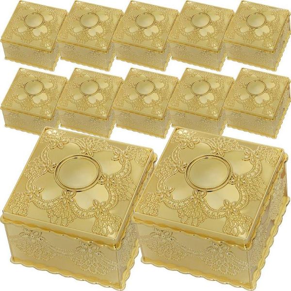 Confezioni regalo Scatole di caramelle da 12 pezzi Bomboniere in rilievo Ritorno per scatola di sollievo per matrimoni per bambini Indietro Luna piena
