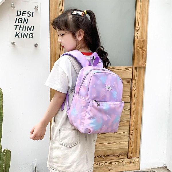 Backpack 2022 Capacidade de meninos e meninas Oxford Bag Light portátil Teenager Satchel Primary Students School Schan