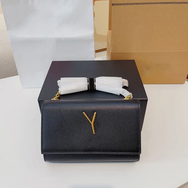 Bolsas de couro de designer masculino Bolsas de couro genuínas Luxurys feminino preto chão de cheiro bolsa de ombro ladras Bolsa Crossbody 2210261d