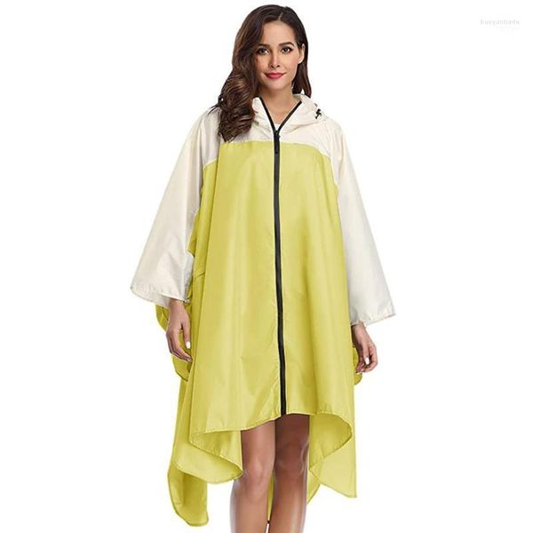 Женские куртки Женская легкая плащ для женской водонепроницаемой куртки с капюшоном на открытом воздухе на открытом воздухе длинная дождевая одежда