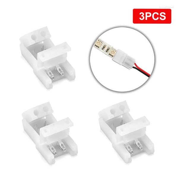 Acessórios de iluminação 2/3/4 PIN do conector da faixa para os terminais de arame conectores LED para RGB WS2811 WS2812B 3528 Terminal de luz