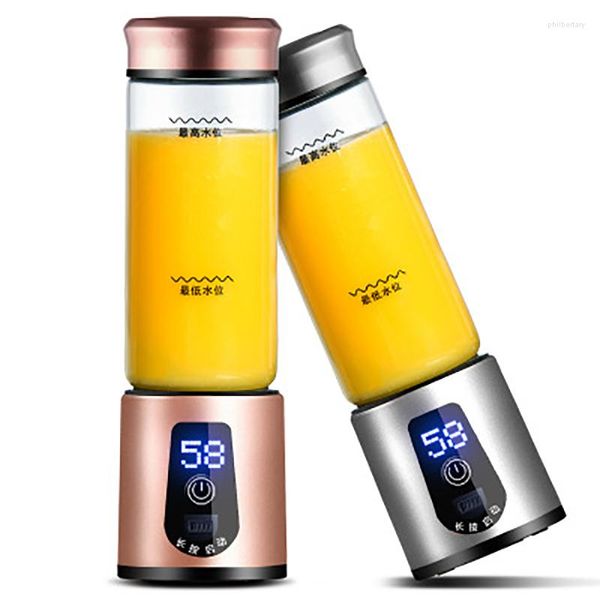 Entsafter Tragbare Entsafter Obst Maschine USB Mixer Flasche Kompakte Wiederaufladbare Tasse Haushalt Reise Handheld Lebensmittel Mixer