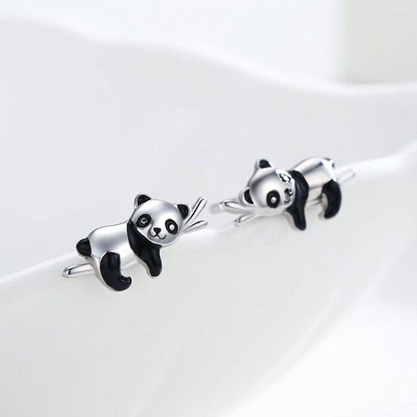 Orecchini per borchie Harong Ity Explosion Models Panda Stalloni per le ore di gioielli placcati in argento animale per ragazza Orecchie sensibili