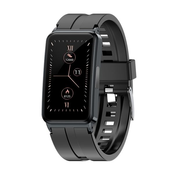 Date EP01 montre intelligente hommes ECG HRV fréquence cardiaque glycémie pression oxygène surveillance Smart Band Bracelet Fitness Tracker