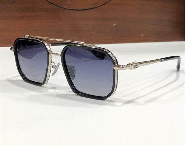 Neue Modedesign-Sonnenbrille 8153 Pilot Titanrahmen Retro einfacher und vielseitiger Stil High-End-UV400-Schutzbrille für den Außenbereich