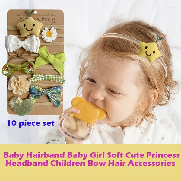 Haarschmuck Großhandel Baby Mode Band für Mädchen weiche süße Prinzessin Stirnband Kinder Schleife