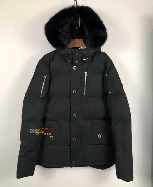 Jaqueta de inverno de luxurymen Down Parkas High QualityCoat Jackets redonda pescoço casacos masculinos Mulheres Roupas de quebra -vento