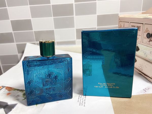 Luxury Brand Eros Profumo da uomo 100ml Blue eau de toilette Fragranza a lunga durata Spray premeierlash