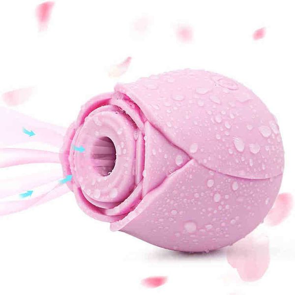 Brinquedos sexuais massager massager foguete de racioc￭nio de silicone clit￳ris de rosa ot￡rio de rosa de silicone para woman232r 6yv2 xhjl