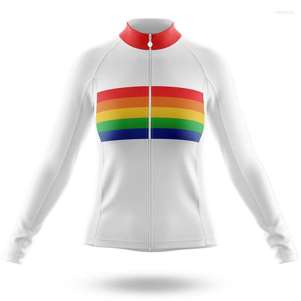 Racing Jacken Langarm SPTGRVO Radfahren Shirt Blusen Damen Kleidung Sommer 2022 Fahrrad Kleidung MTB Uniform Damen Fahrrad Jersey