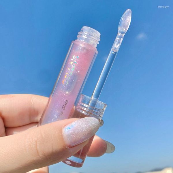 Lipgloss Dreifarbiger Saftspiegel Wasserglasur Gelee Glänzendes Clea-Glas Feuchtigkeitsspendendes Plumping Großhandel TSLM1