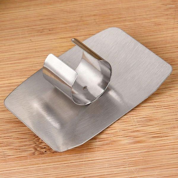 Conjuntos de utensílios de jantar protetor de proteção de mão inoxidável ajustável Ferramentas de cozinha de cozinha segura para cortar cortes