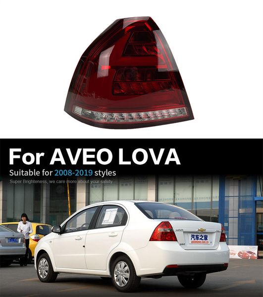 Auto Styling für Lova Rückleuchten 20 10-20 18 Aveo LED Rücklicht DRL Bremse Dynamische Signal Reverse auto Zubehör