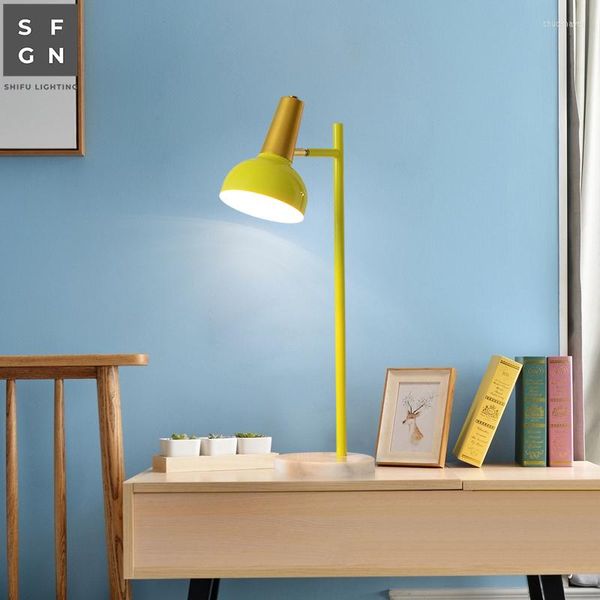 Tischlampen Moderne Lampe für Wohnzimmer Schlafzimmer Nachttisch Eisen dekoriert Studie Nordic Led