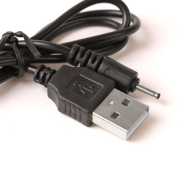 Porta USB da 70 cm a 2,0 x 0,6 mm Convertitore Cavi 5 V CC Barrel Jack Cavo connettore di alimentazione