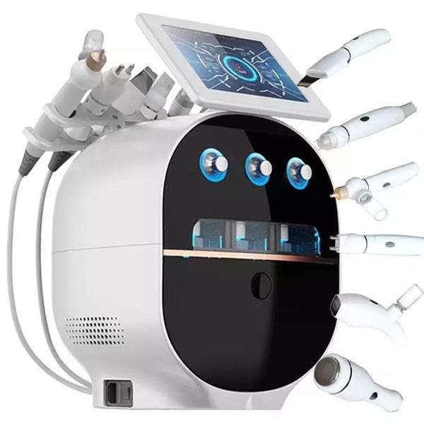 6-in-1-Sauerstoff-Mikrodermabrasions-Ultraschall-Hautschälmaschine für ästhetische Maschinen