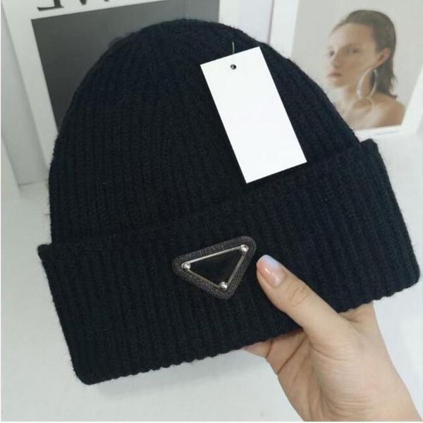 2022 Luxury Knitted Hat Brand Designer Beanie Cap Men's and Women's Fit Hat Unisex 100% Cashmere Letter Leisure Skull Hat Outdoor Fashion High Quality