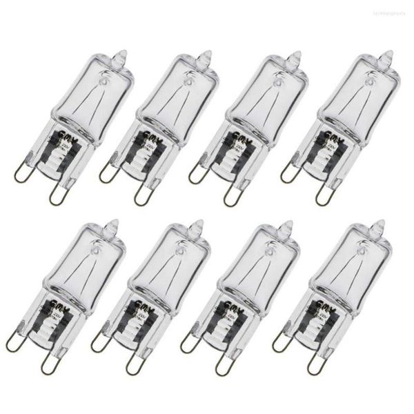 8Pcs 220V-240V 25/40/60W G9 Halogen Glühbirne Anti-explosion Tisch Wand Lampe