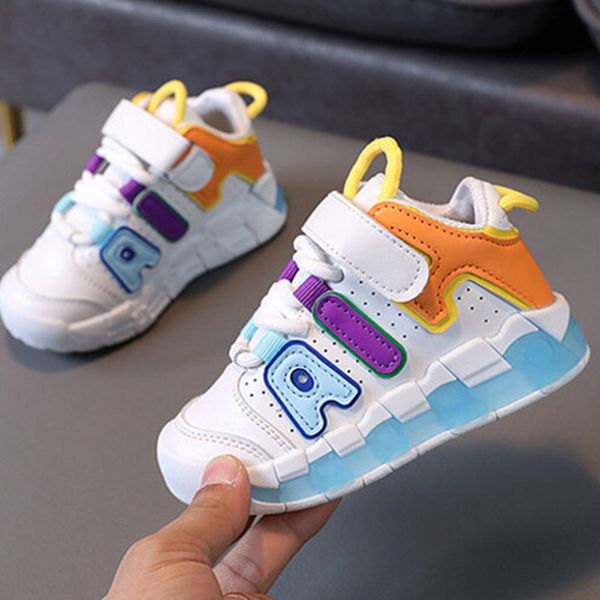 T￪nis infantil sapatos de esportes infantis infantil de sola mole de soldador de outono meninas beb￪ respir￡vel na rede de moda infantil para meninos 221101