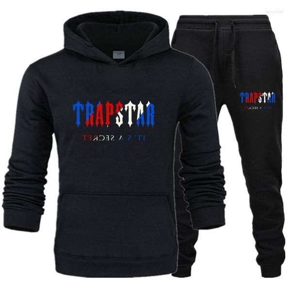 Tute da uomo Mens 2 pezzi 2023 Primavera Autunno Tute da jogging Set Felpe con cappuccio Giacche e pantaloni sportivi Abbigliamento uomo