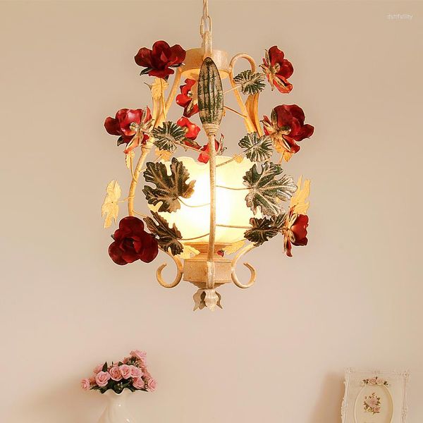 Kronleuchter D35cm Floral Pendelleuchte Wohnzimmer Kerzenlampen Luxus Moderne Kinder Hängeleuchten AC D