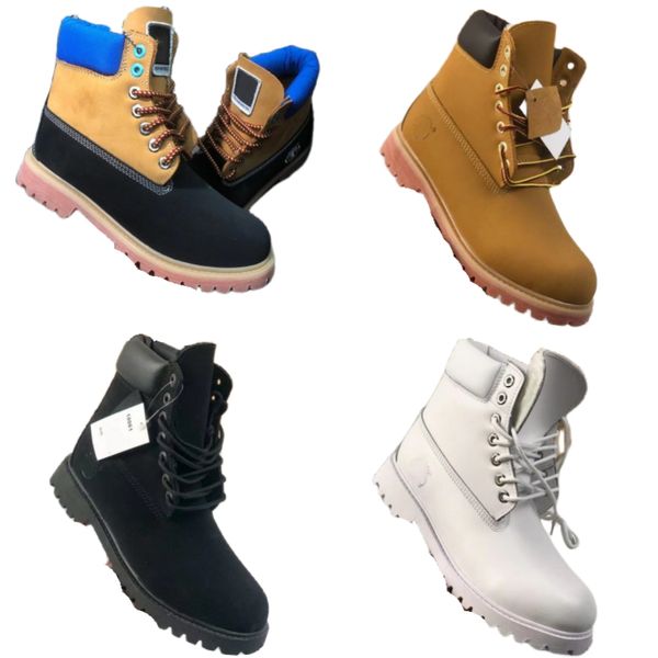 Tasarımcı Botlar Sonbahar Kış Dışında Martin Dışında Öngen Yeni Tasarımcılar Erkekler Marka Ayak Bileği Botları Klasik Lüks Antiskid Alt Yürüyüş Ayakkabıları Üst Deri Kayışlar Sneakers