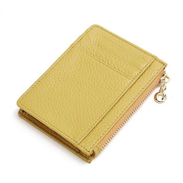 Portafogli strato morbido in vera pelle da donna carino portafoglio colorato titolare della carta di lusso portamonete di design borsa L221101