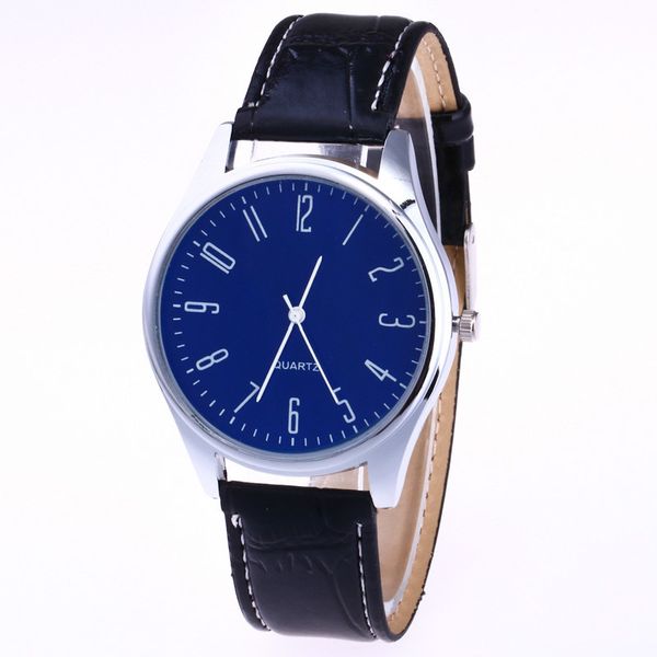 HBP Mens Business Leather Quartz assiste novos homens assistem a moda Casual Ultra-Thin Watches Simples