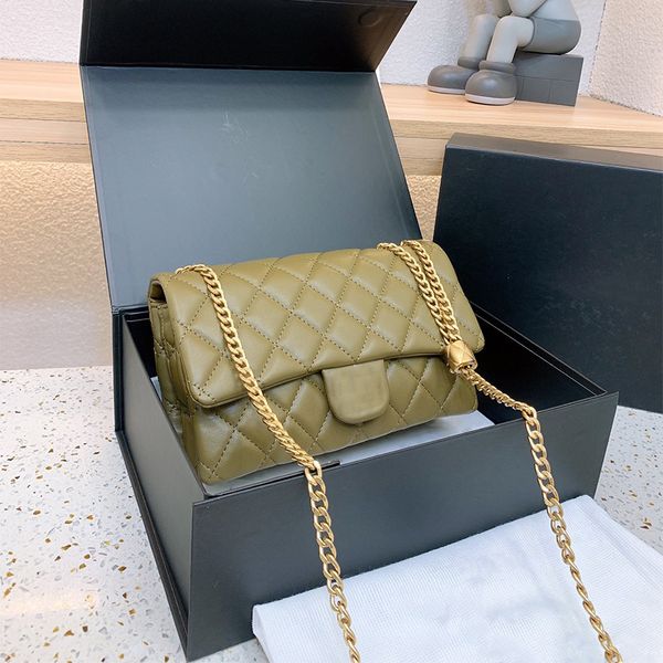 Chaneles çanta vintage kadın lüks tasarımcı moda zinciri omuz çantası bayanlar çanta gerçek deri cüzdan messenger crossbody çantalar yorgan çanta küçük altın t