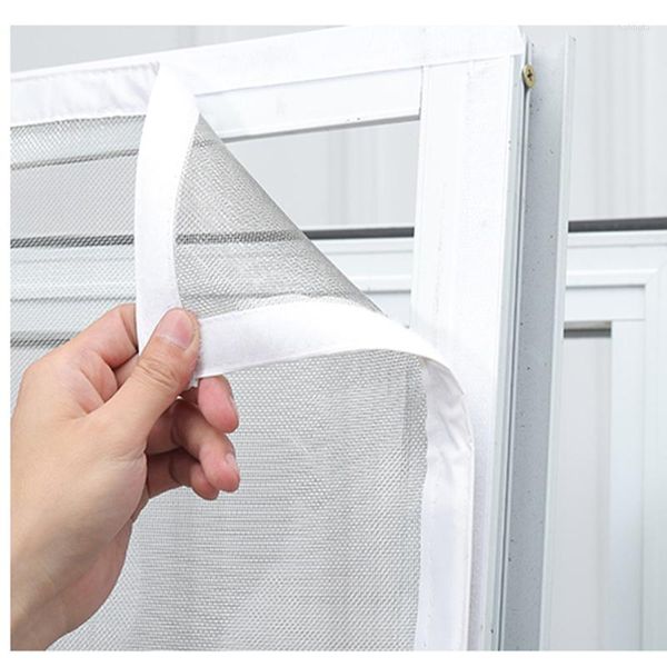 Tende all'ingrosso Anti-zanzare Mosche Schermi per finestre Reti di nylon spesse crittografate Porta a rete invisibile