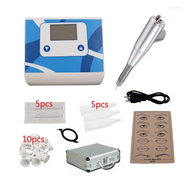 Tattoo Guns Kits Permanent Make -up Machine Kit Schweizer Handstück professionelles intelligentes digitales Gerät dauerhaft