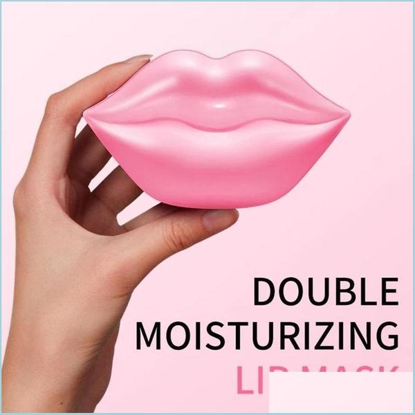 Andere Hautpflege-Tools Kristallkollagen-Lippenmaskenpads Feuchtigkeitsessenz Anti-Aging-Pflegepad Gel FL Lippenverstärker Drop Delivery 2022 H Dhaf0