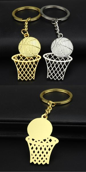 Basquete criativo e líquido Chaves de âmbito Charms de basquete Os amantes de basquete esportes de lembrança de moda de moda anéis