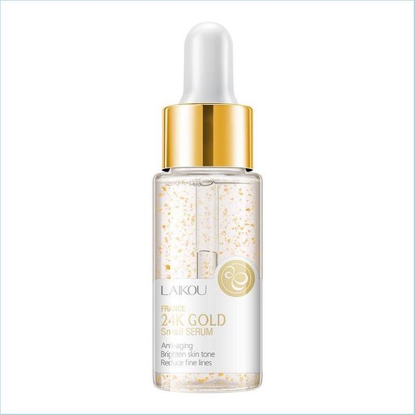 Altri strumenti per la cura della pelle 24K Gold Face Essence Siero idratante Restringe i pori Ripara la pelle secca e flaccida Nutre i prodotti per la cura Drop Deliv Dhcos