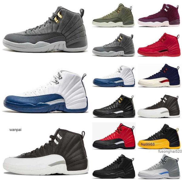 2023 Jumpman 12 t￪nis de basquete Mens 12s Twist Utility Royalty Class de 2003 University Gold Womens Arctic Punch Treinadores