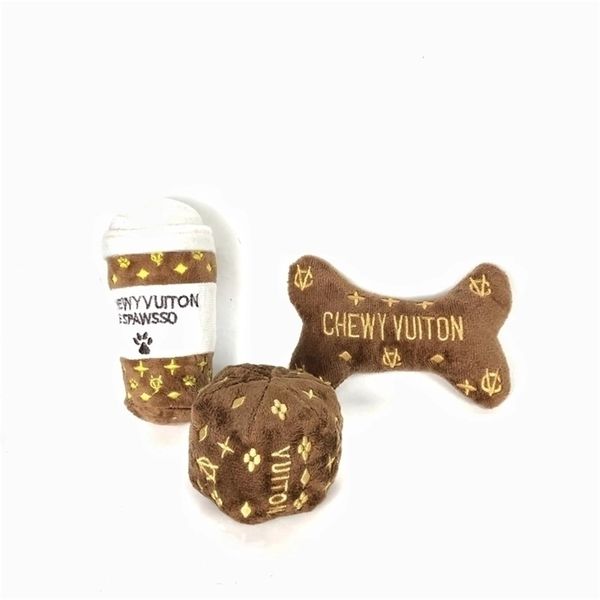 Toys de cachorro Chews Chews Luxury Puppy Pet Supplies Pets Chew Toy Squeak Limpeza para pequenos acessórios médios Treinamento de pelúcia 221102