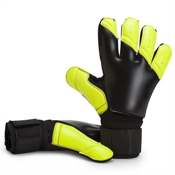 Sporthandschuhe Latex-Torwarthandschuhe mit Fingerschutz Abnehmbarer Finger Verdickte Fußball-Torwarthandschuhe Erwachsenengröße 8 9 10 221102