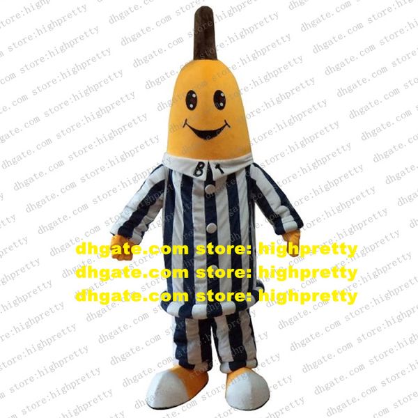 Pigiama Banana Mascot Costume Adulto Personaggio dei cartoni animati Outfit Talk Of The Town Professional Speziell Technical zz7978