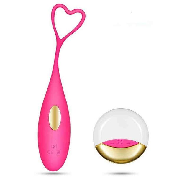 Sexspielzeug Elektrische Massagegeräte Vibrierender Speer NXY Vibratoren Pistilapia Egg Jumping Damenprodukte Wear Wireless Remote Control Silent 9I0X