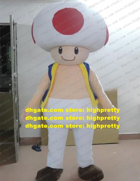 Mushroom Boy Fungus Boys Mascot Traje de desenho animado de desenhos animados de caráter de caráter de novo estilo News News Children playground zz7954