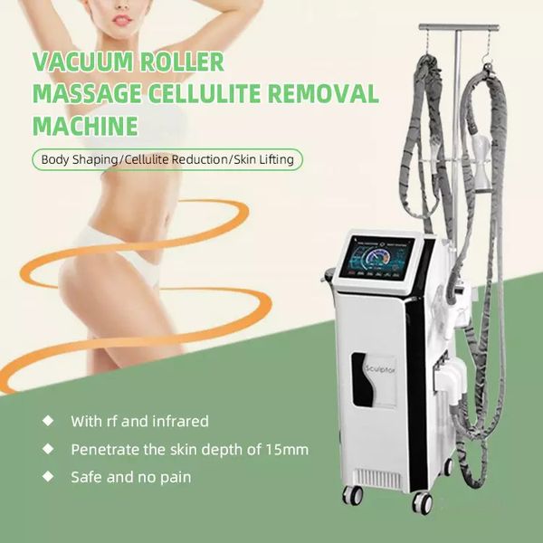 Vacuum Roller Sculpting Vela Boby Shape Dimagrante Massaggio Cavitazione RF Cellulite Rimozione del grasso Cura degli occhi Salone di bellezza SPA Usa macchina