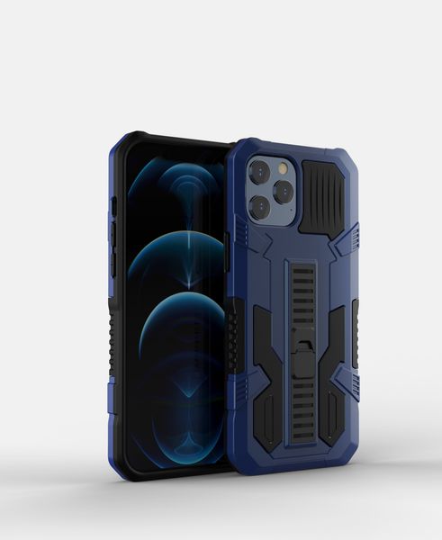 Casos de telefone para iPhone 14 13 12 11 Plus Pro XR XS Max 8 Plus com tela de suporte integrado invis￭vel e prote￧￣o da lente Design completo de hemmed anti-queda da fun￧￣o