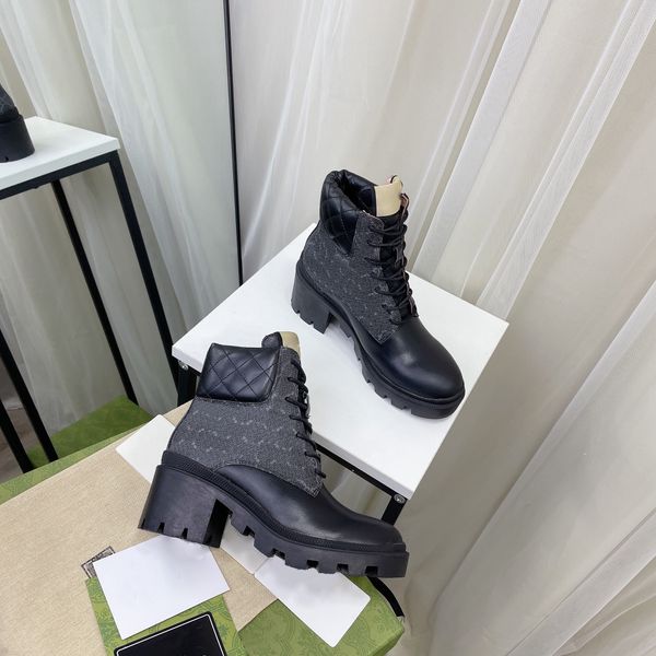 Женские ботинки для лодыжки модная сцена Shows Shouse Italy Designers Blondie Boot Black White Suede Cround Beeplocking Showe Размер 35-40