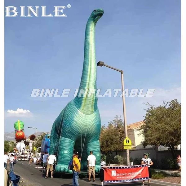 Aufblasbare Hüpfburgen im Freien, riesiger aufblasbarer Brachiosaurus-Dinosaurier für Werbung, Promotion, Dino, riesiges Drachentier
