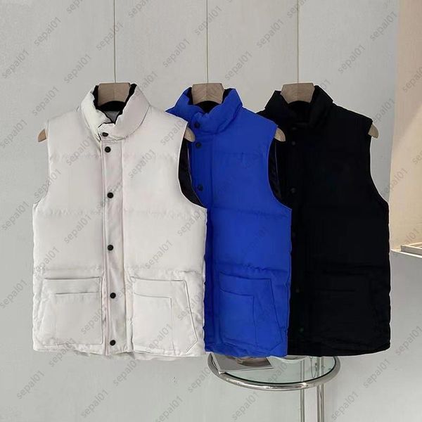 Gilet da uomo Piumino invernale Giacca senza maniche imbottita Gilet firmati Outerwea Giacche da donna da uomo calde alla moda Streetwear Cappotti unisex