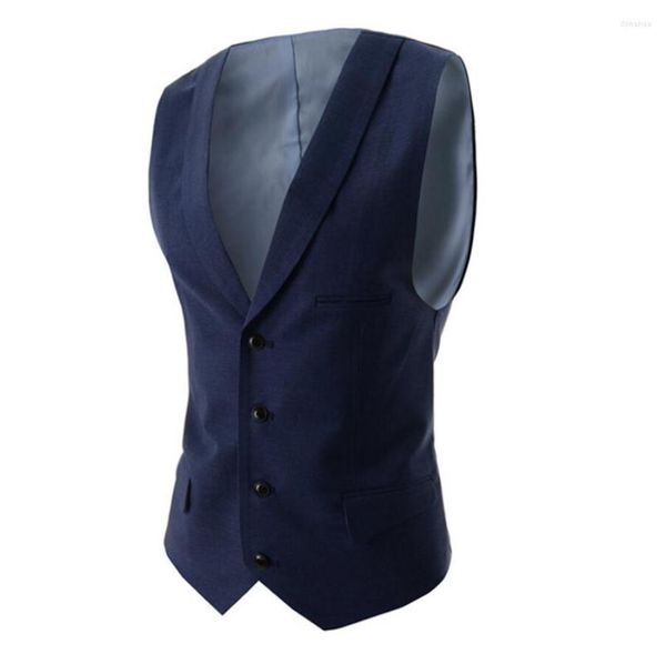 Coletes masculinos de coletes azul marinho canto de canto de cantor de canto designer cistascen jackets jackets sem mangas algodão slim fit casual spring outono