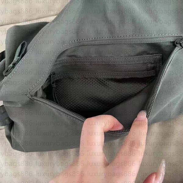 Estilo Lulul Fast Track Cross Body Sacos de ombro único Capacidade de carregamento 9L Bolsa de peito Múltiplas recitações esportes sólidos à prova d'água