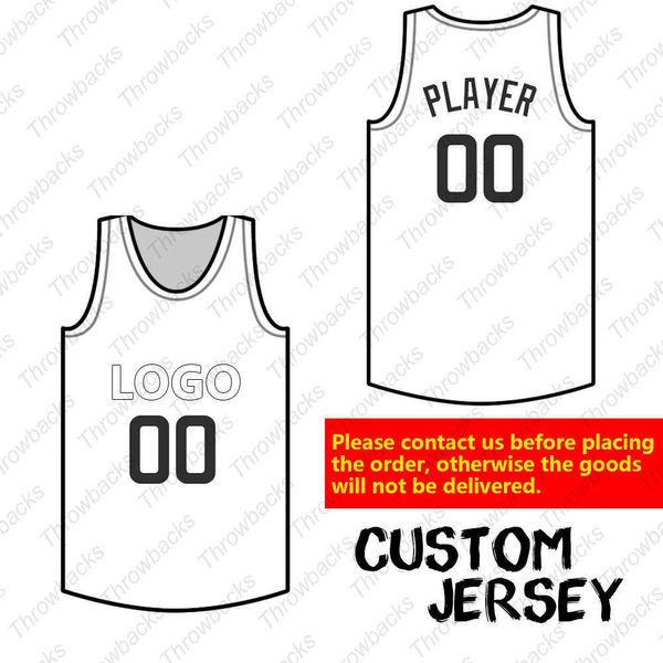 Американский колледж футбол Wear 2019 Custom Basketball Jersey Anynumber AnyName Flex Base Base Base Base Shinted Size S-4xl Красный белый серой флот Black